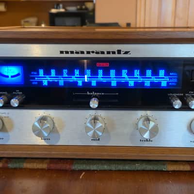 Excellent Marantz 2230B and New Walnut Cabinet image 1