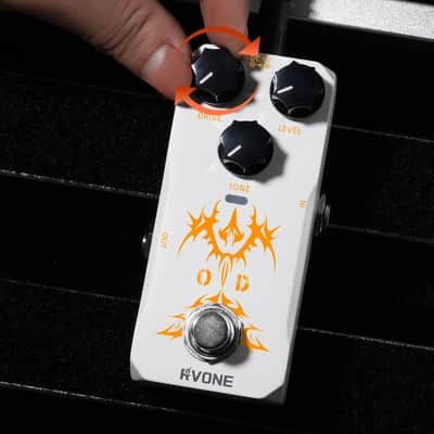 RVONE Overdrive Guitar Pedal, Tube Screamer Guitar Pedal, Guitar Effects Pedal for Electric Guitar, Analog Guitar Effects Pedal, True Bypass image 5