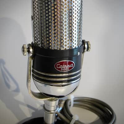 Calrad 500C Microphone Desk Mic with stand Circa-1960s-Chrome & Black` image 8