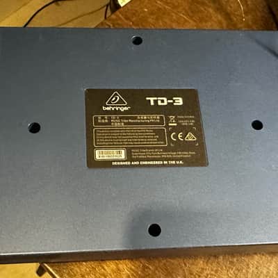 Behringer TD-3 Analog Bass Line Synthesizer 2019 - Present - Blue image 7