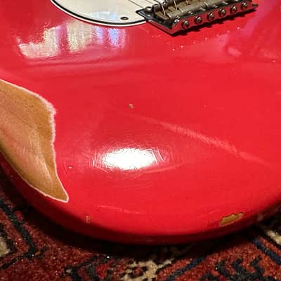 Fender Custom Shop '60 Reissue Relic Stratocaster 2022 Fiesta Red image 7