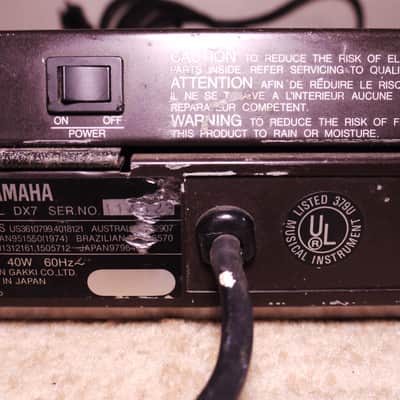 Yamaha DX7 Programmable Algorithm Synthesizer 1983 - 1987 - Black Bild 19