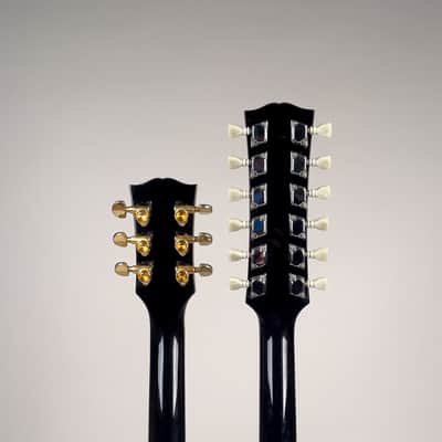 1975 Black Ibanez 2402 "Spot" Model "Experimental" Model Splittable Double Neck 3 Made w/OHSC image 8