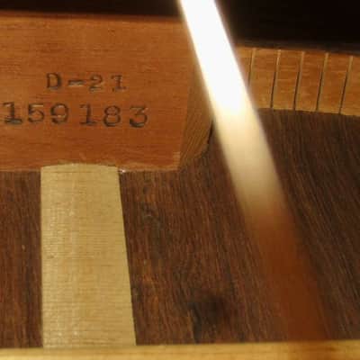1958 Martin D-21 Natural w/ Original Hardshell Case image 7