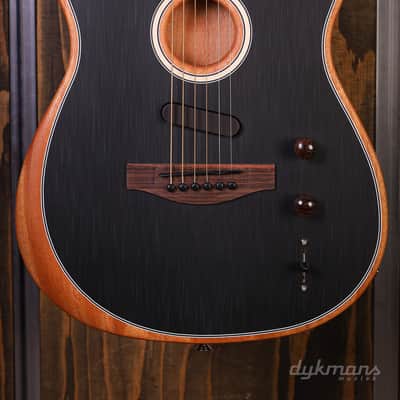 Fender Acoustasonic Player Telecaster Brushed Black image 1