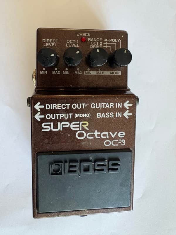 Boss OC-3 Super Octave (Dark Gray Label) 2003 - Present - Brown image 1
