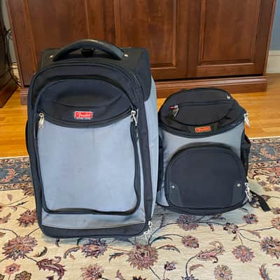 Fender Wheeled Suitcase - Bag with Detachable Gig Backpack image 4