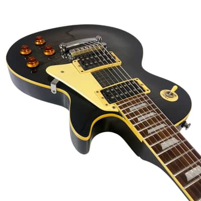 2000 Epiphone 7-String Les Paul - Transparent Black image 4