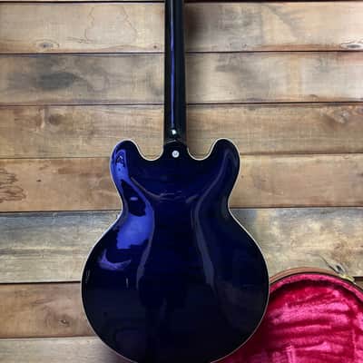 2025 Gibson ES-335 Figured Deep Ocean Burst w/case image 15