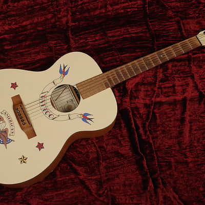 Martin Tattoo Limited Edition 46/100 Acoustic Guitar with Hard Case & Strap image 2