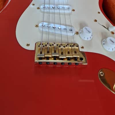 Fender Custom Shop '56 Stratocaster NOS Fiesta Red Electric Guitar USA Strat image 3