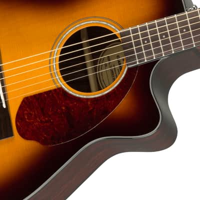 Fender  CC-140SCE Concert, Acoustic/Electric Guitar , Sunburst, with Hard Case image 3