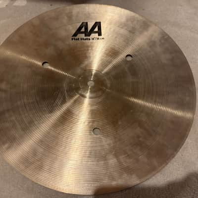 Sabian 14" AA Flat Hi-Hat Cymbals (Pair 2445g) image 7