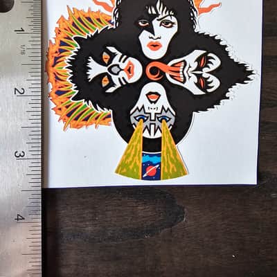 Dean Dimebag Darrell FBD kiss Sticker Far Beyond Driven 1994 image 2