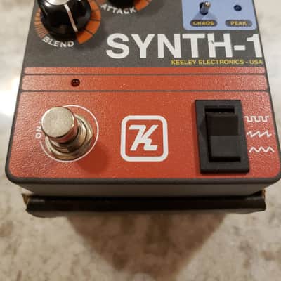 Keeley Synth 1 Reverse Attack Fuzz Wave Generator 2019 - Present - Grey / Red / Blue image 1
