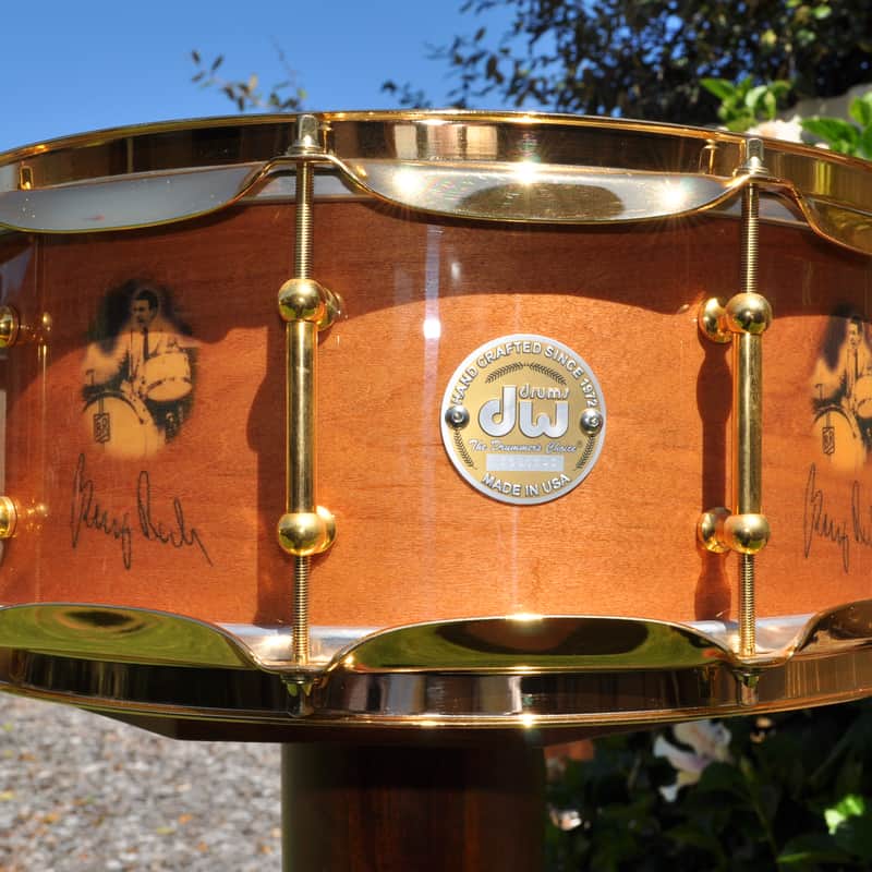 2006 DW Buddy Rich Commemorative Snare Drum Natural Lacquer
