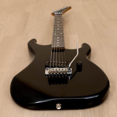 1987 Kramer Focus 1000 Vintage Superstrat Black w/ Floyd Rose
