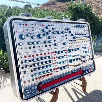 Buchla Tiptop 200t series with BPNYC ZERO Halliburton Eurorack Modular Travel Case 7U #3 image 2