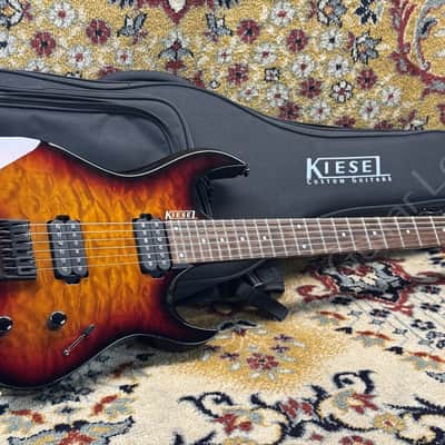2016 Kiesel - Vader 6 Neck Through - Sunburst - Quilted Maple - ID 5625 image 2