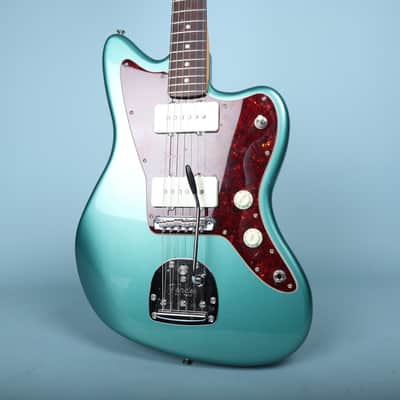 Fender American Professional Classic Jazzmaster Metallic Teal Electric Guitar image 1