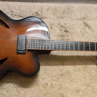 Zimnicki Nouveau Archtop Jazz Guitar 1991 - Tobacco Sunburst image 3