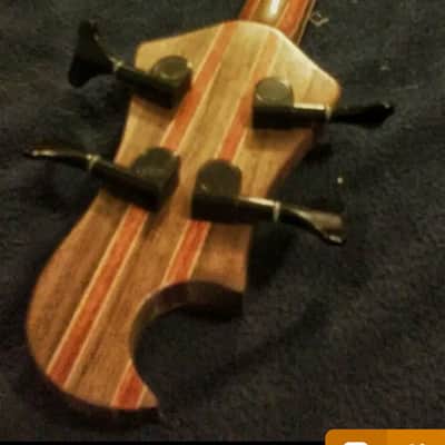Steve McDonald Basses VD 3304 Bolt on Standard 2016 Red Maple Burl image 7