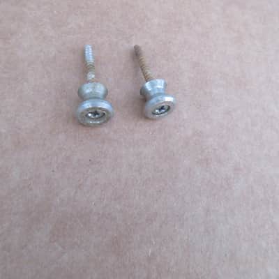 1960s Teisco Audition Guitar Strap Buttons W Screws Japan National Univox Kent Kay Aria image 2