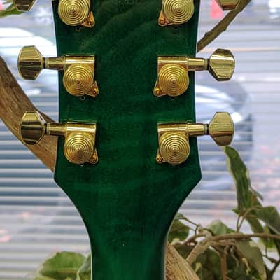 Gibson Les Paul Custom in Translucent Green w/ Bigsby, Gold Hardware & Original Case image 15