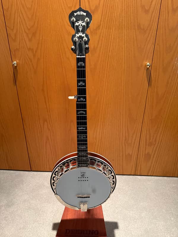 Deering  Eagle II Acoustic Electric 5 String Banjo and Fishman Platinum PRO EQ Preamp Pedal image 1