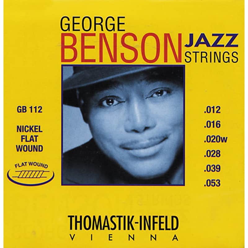 Thomastik-Infeld GB112 Benson Jazz Flatwound Set, 12-53 image 1