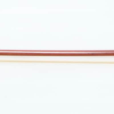 4/4 Violin Bow Brazilwood Stick Mongolian Horsehair Ebony Frog w/ Abalone eye image 3