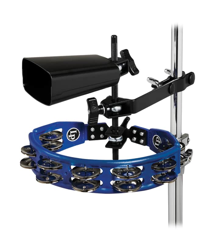 Latin Percussion LP160NY-K Tambourine and Cowbell with Mount Kit image 1