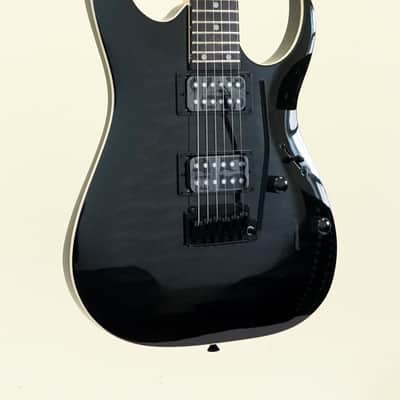 Ibanez Gio RGA120QA Electric Guitar Transparent Black Sunburst image 2