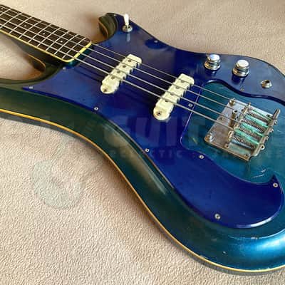 GUYATONE EB-9 'SHARP 5' BASS VINTAGE 1960s ALL ORIGINAL w/OHSC image 6