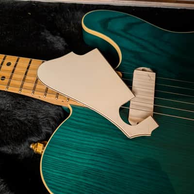 1983 Fender Telecaster Elite Gold Electric Guitar Trans Emerald Green Excellent Player! image 8