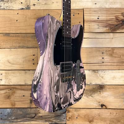 Nash T-2 HB Relic Swirl over Shell Pink, Dimarzios, 7.8 lbs image 3