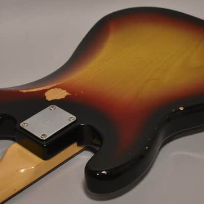 1976 Fender Precision Bass Three-Tone Sunburst w/OHSC image 12