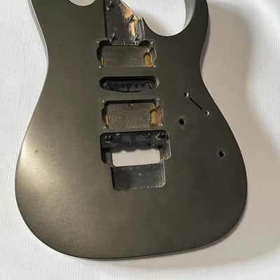 2000's Indonesian Ibanez RG5EX1 Grey Pewter Basswood Guitar Body Floyd Ready image 4