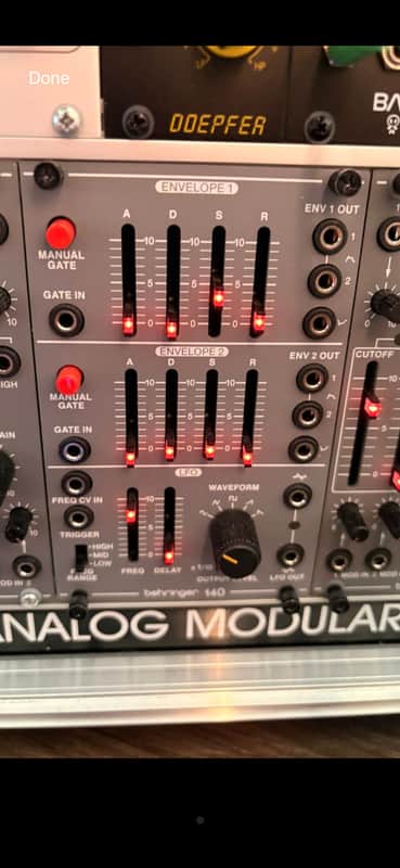 Behringer 140 Dual Envelope/LFO Eurorack Synthesizer Module 2020 - Present - Gray image 1