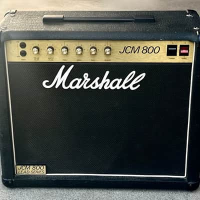 Marshall JCM 800 Lead Series Model 4010 50-Watt Master Volume 1x12" Combo 1980s - Black image 1