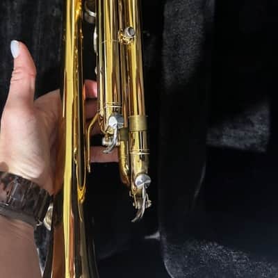 Yamaha YTR-200ADII Advantage Standard Bb Trumpet 2010s - Brass image 6