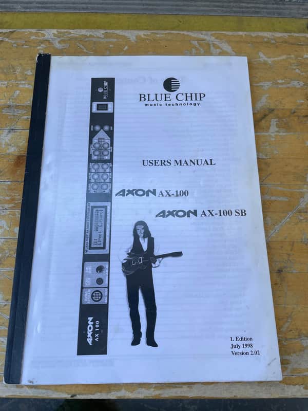 Blue Chip Axon AX-100 Users Manual 1998 image 1