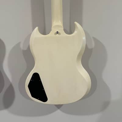 Gibson Custom Shop 1963 SG Special Reissue Antique Polaris White VOS image 5
