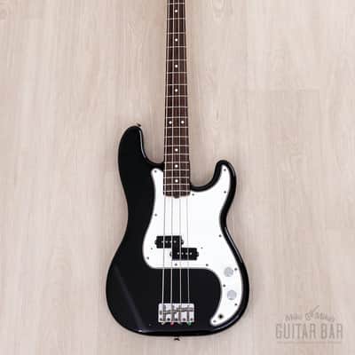 1982 Fender JV Precision Bass ‘62 Vintage Reissue PB62-75 Black w/ Case & Tags, Japan MIJ Fujigen image 2