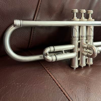 Buescher Model 9 Bb Trumpet (1921) (rare mute) (silver plated) (gold wash bell) (LP) SN 81491 image 19