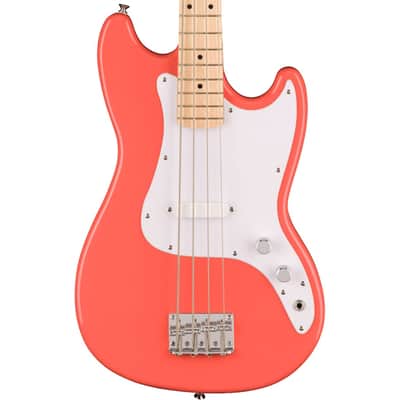 Squier Sonic Bronco Bass Tahitian Coral image 1