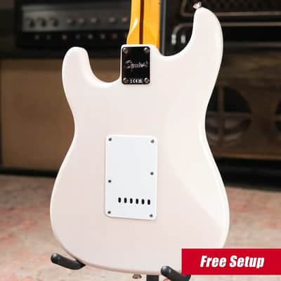 Squier Classic Vibe '50s Stratocaster Electric Guitar - White Blonde image 2
