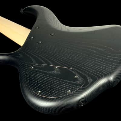 2026 F Bass BN5 5-String Bass Active EQ with Pale Moon Ebony Fretboard ~ Matte Black image 4
