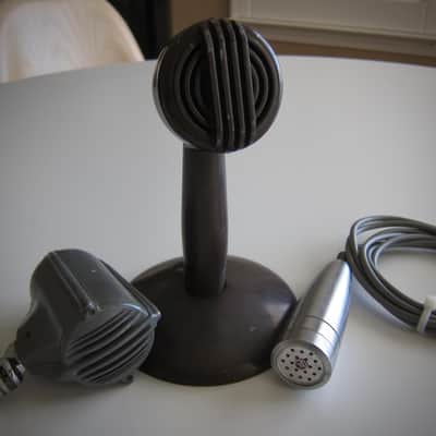 Astatic & Magnatone Microphones (3) Circa 1950s-1960s-Grey Silver & Brown image 6