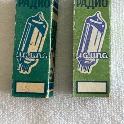 Set of (2) Manley Labs EL84 Vacuum Tubes Circa-1960s-Glass image 6